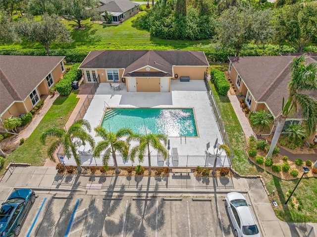 4410 Turnberry Cir, North Port, FL 34288 - aerial view of property and surrounding area featuring a pool area