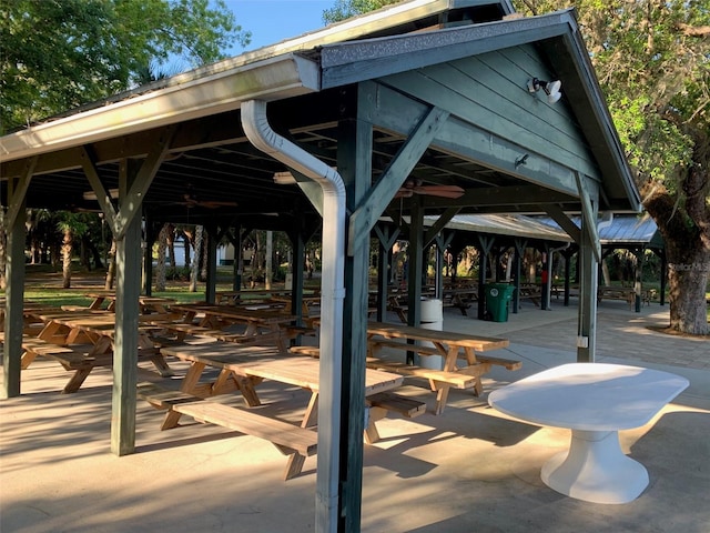 view of property's community featuring a gazebo