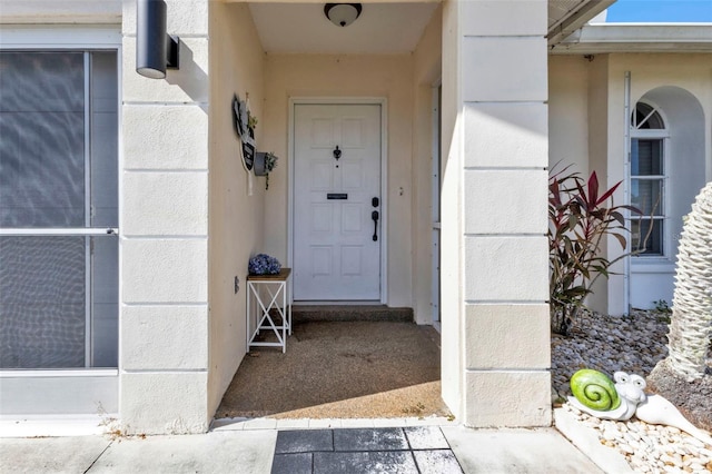 view of entrance to property