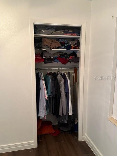 view of closet