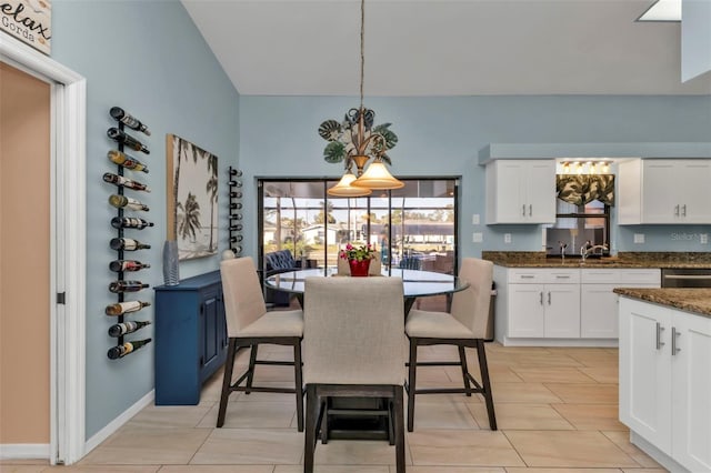 view of dining area