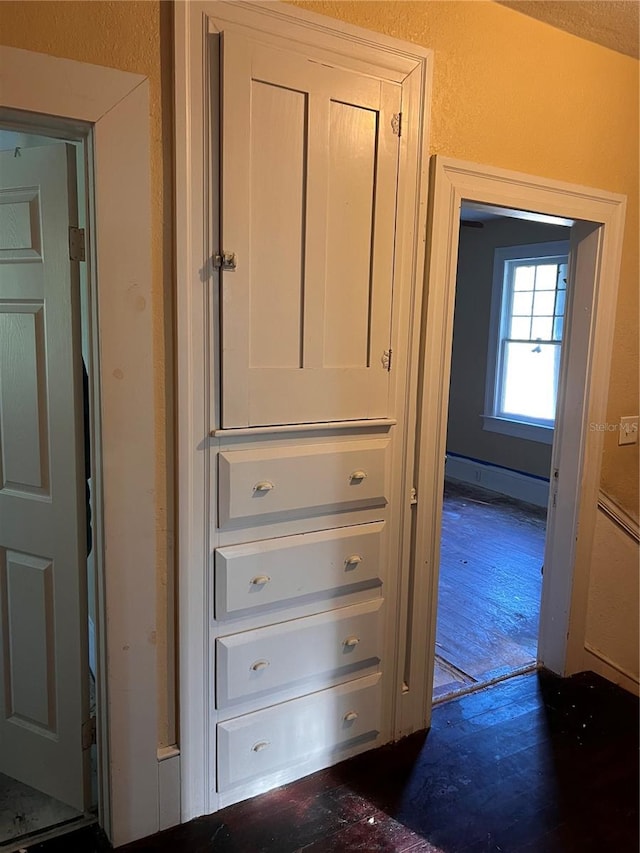 room details featuring hardwood / wood-style flooring