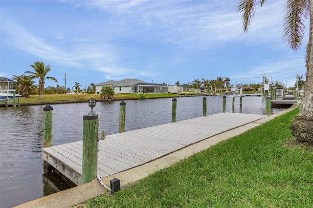 15460 Longview Rd, Port Charlotte, FL 33981 - dock with a water view and a residential view