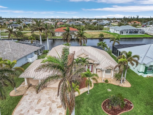 15460 Longview Rd, Port Charlotte, FL 33981 - aerial perspective of suburban area with a large body of water