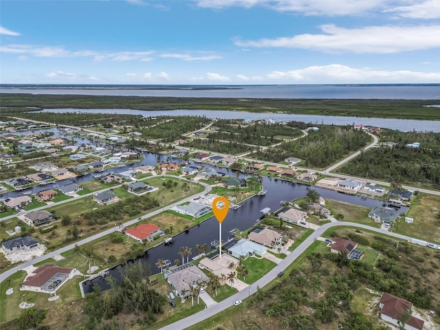 15460 Longview Rd, Port Charlotte, FL 33981 - aerial view of property's location with a large body of water and nearby suburban area