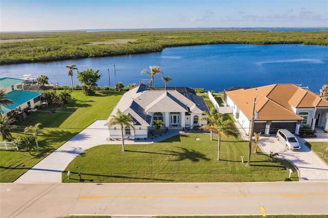 17183 Ohara Dr, Port Charlotte, FL 33948 - view from above of property featuring a nearby body of water
