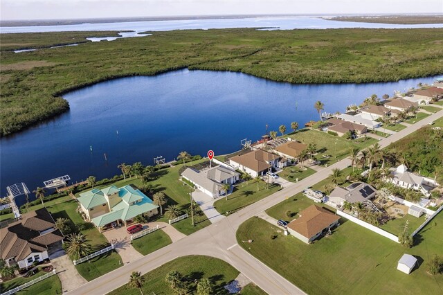 17183 Ohara Dr, Port Charlotte, FL 33948 - aerial perspective of suburban area with a nearby body of water