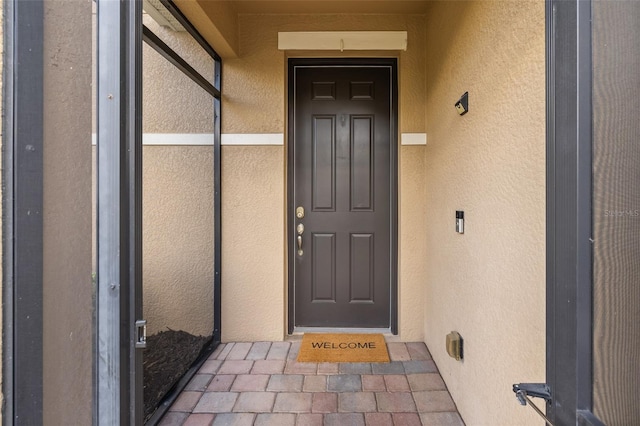 view of entrance to property