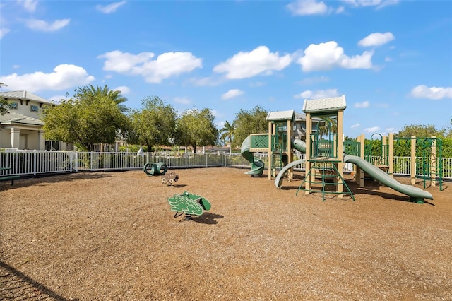 view of play area