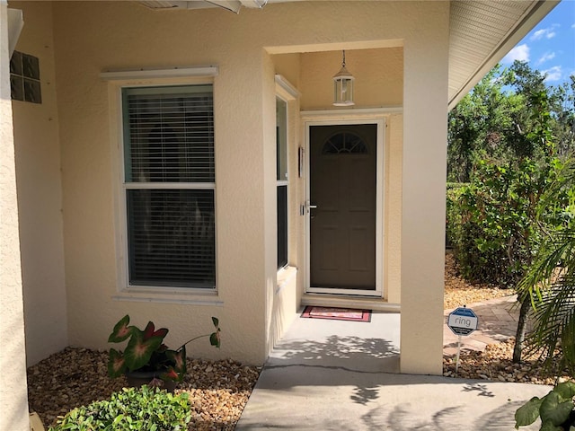 view of entrance to property