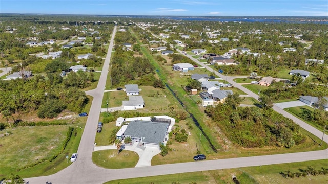 5198 White Ave, Port Charlotte, FL 33981 - aerial view of property and surrounding area with nearby suburban area