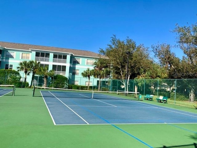 view of sport court