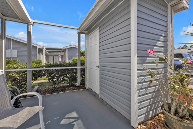 exterior space with a patio