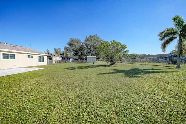 view of yard featuring a patio