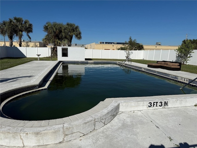 view of pool