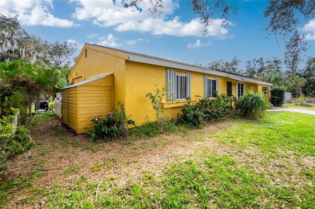 view of side of property