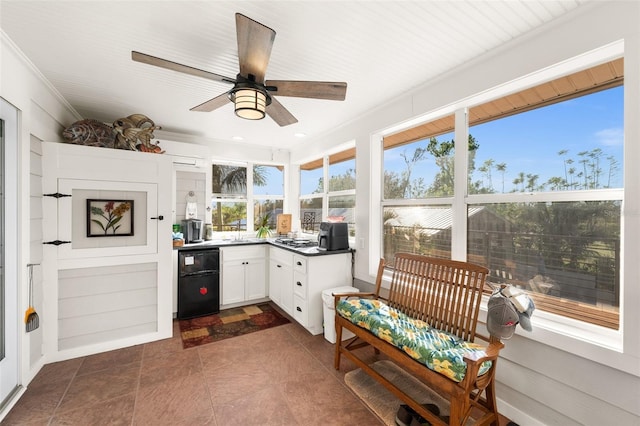 8625 SW County Road 769, Arcadia, FL 34269 - sunroom with a sink and crown molding