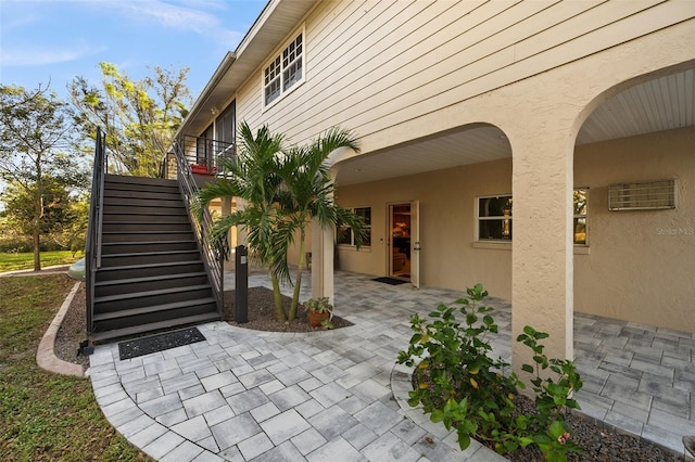 exterior space with a patio