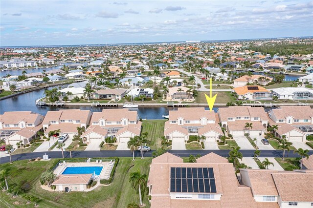 3800 Bal Harbor Blvd Unit 312, Punta Gorda, FL 33950 - aerial view of property and surrounding area featuring nearby suburban area and a nearby body of water