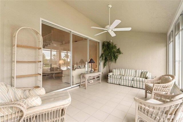 3800 Bal Harbor Blvd Unit 312, Punta Gorda, FL 33950 - sunroom / solarium with lofted ceiling