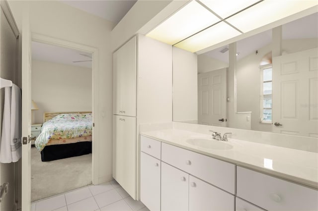 3800 Bal Harbor Blvd Unit 312, Punta Gorda, FL 33950 - ensuite bathroom with vanity and tile patterned floors