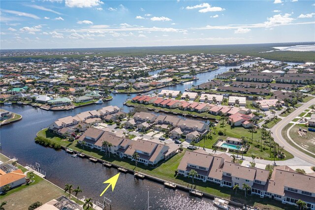 3800 Bal Harbor Blvd Unit 312, Punta Gorda, FL 33950 - aerial view of residential area with a nearby body of water