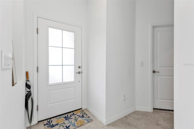 entryway featuring a healthy amount of sunlight