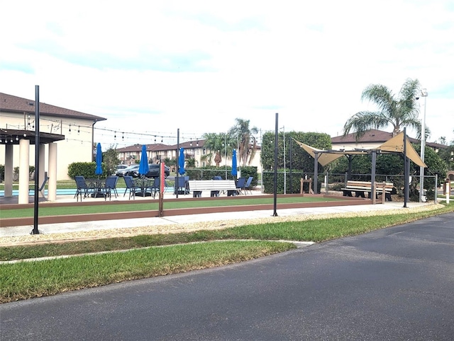 view of jungle gym