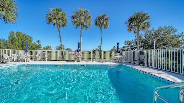 view of pool