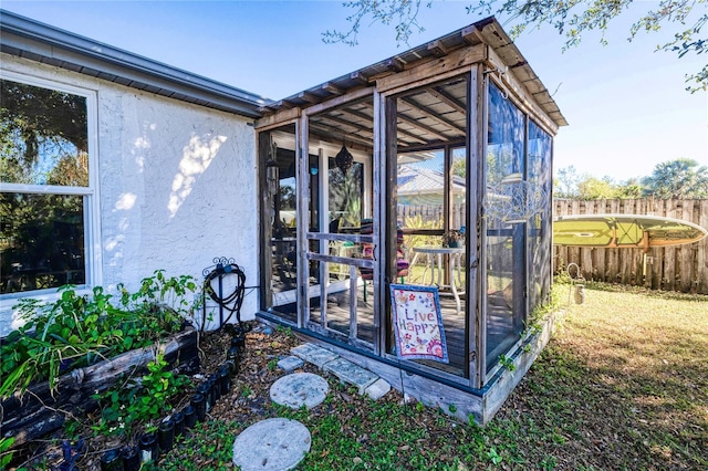 view of outbuilding