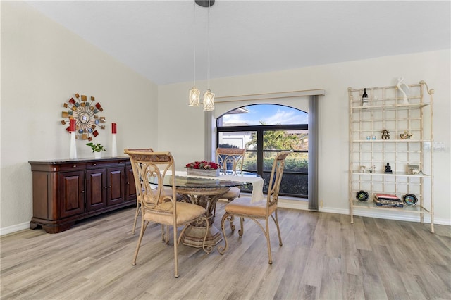 dining room featuring light wood-type flooring