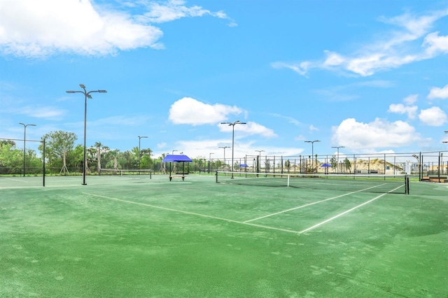 view of sport court