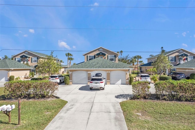 view of property with a front yard