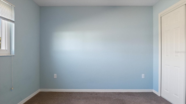 unfurnished room featuring carpet floors