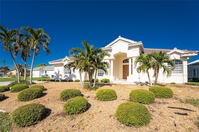 view of mediterranean / spanish house