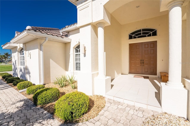 view of entrance to property