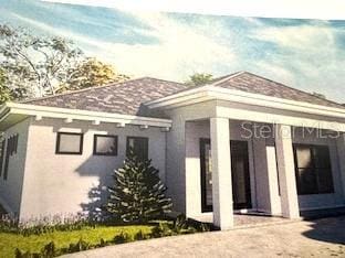 24089 N Peppercorn Rd, Punta Gorda, FL 33955 - back of property with stucco siding