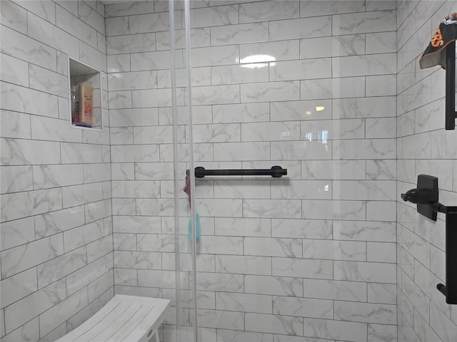 21260 Brinson Ave Unit 307, Port Charlotte, FL 33952 - bathroom featuring tiled shower