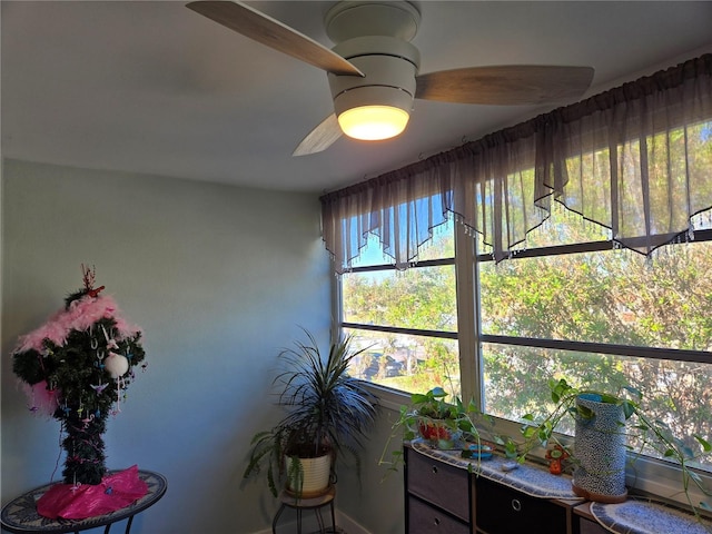 21260 Brinson Ave Unit 307, Port Charlotte, FL 33952 - detailed view of baseboards and a ceiling fan