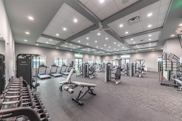 view of exercise room