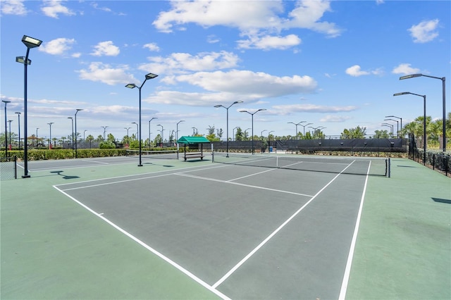 view of tennis court