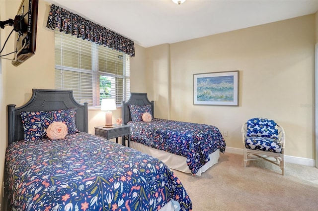 bedroom featuring carpet floors