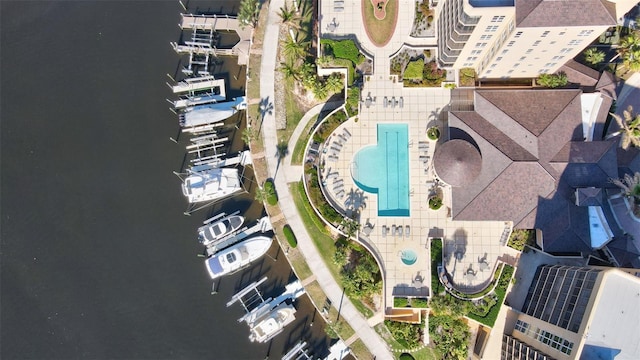 3321 Sunset Key Cir Unit 204, Punta Gorda, FL 33955 - drone / aerial view of a pool