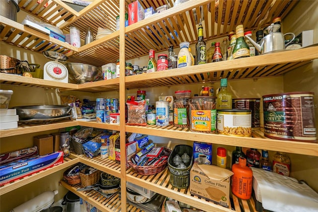 view of pantry