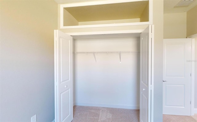 view of closet