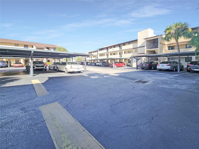 view of car parking