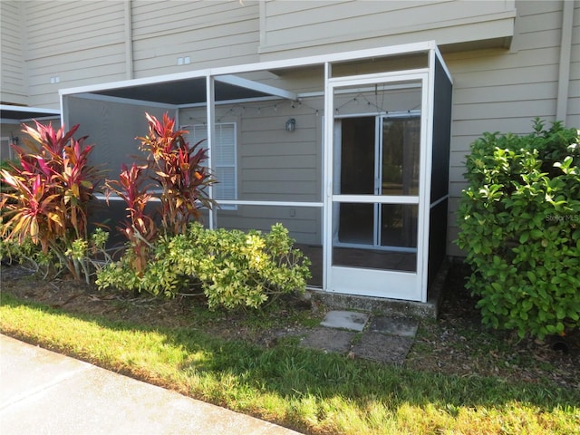 view of entrance to property