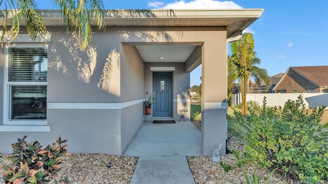 view of entrance to property