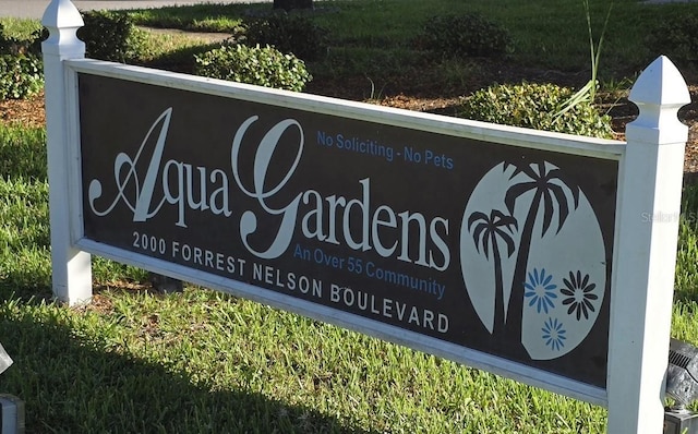 2000 Forrest Nelson Blvd Unit C8, Port Charlotte, FL 33952 - view of community sign