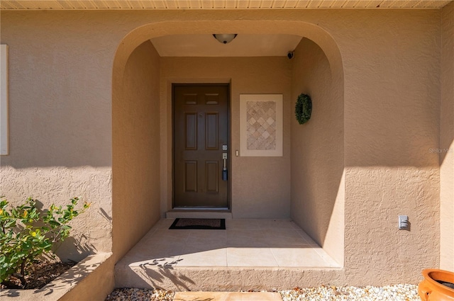 view of entrance to property